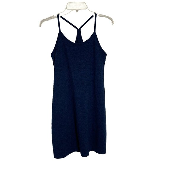 KYODAN  Athletic Workout Tennis Raceback Dress With Lining Size S Blue - Picture 1 of 5